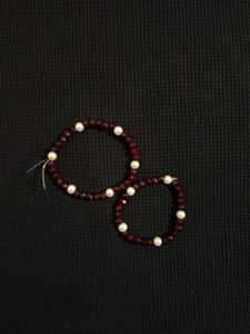 Crimson Pearl Bracelet