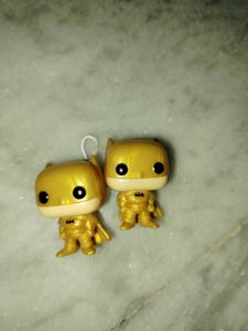 Golden Batman Funko Pops (2)