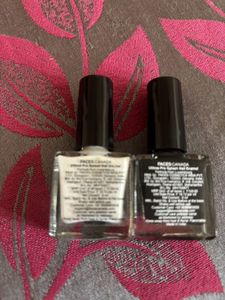 Black And White Mail Polish