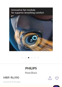 🌬️ Brand New Philips Air Mask for Sale – With Tag