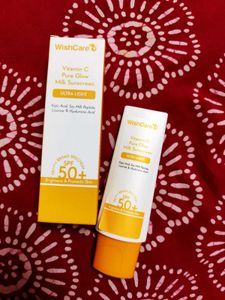 WishCare Vitamin C Milk Sunscreen SPF 50+