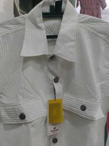 White Button-Down Shirt