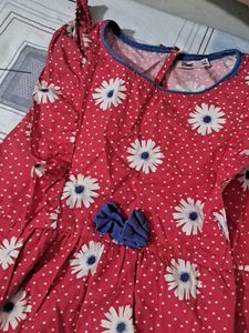 Cute Floral Girls Dress