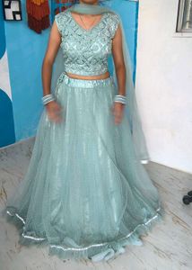 Sea Green Lehenga Choli