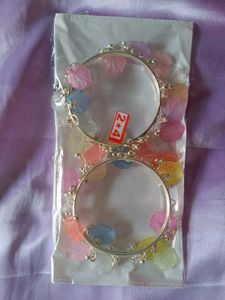 Pastel Petal Bangle Set