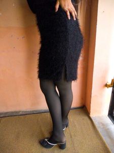 ✨Fluffy Black Skirt✨