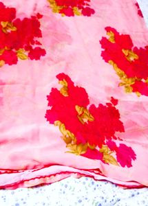Floral Print Saree