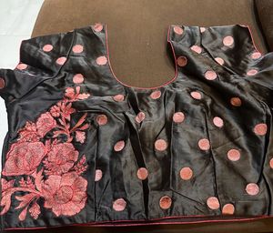 Khaki English Color Saree With Readymade Blouse