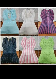 6 Piece Kurtii Set