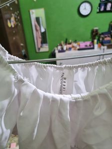 Stylish White Style Back Top