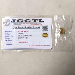5.90 CTS. Original Certified Cats Eye (लहसुनियां).