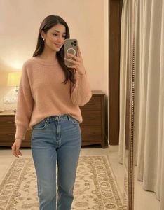 Cozy Pink oversized Sweater 🩷