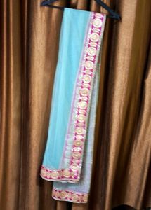 Gown With Dupatta Size 44 inches