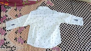 kids branded white shirt