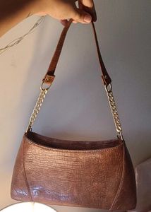 Faux Leather Purse With Extra Strap