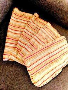4 Striped Cushion Cover