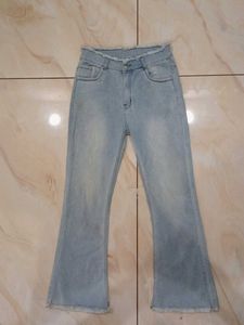 Flared Denim Jeans
