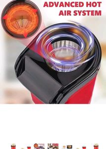 Hot Air Oil Free Popcorn and Snack Maker, Instant