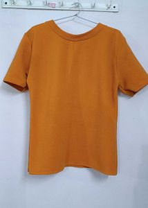 Mustard And Black Culotte Set