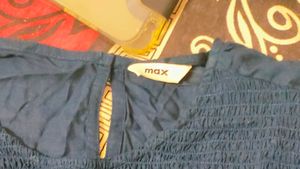 Max Navy Blue Tunic New Nd Unused 🪩