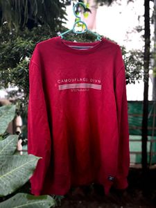 Red Camouflage DIVN Sweatshirt