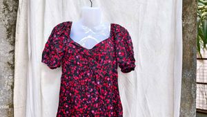 312011. Floral Print Mini Dress