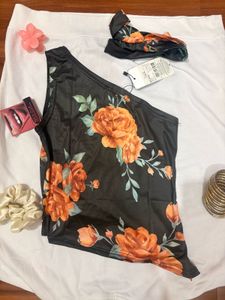 Floral Halter Neck Top