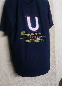 Navy Graphic Print Tee