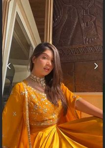 Yellow Lehenga Choli Set