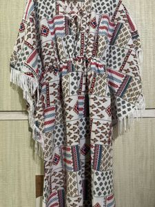 Bohemian Print Kaftan Dress