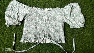 ReVamped Tie-Dye Floral Crop Top