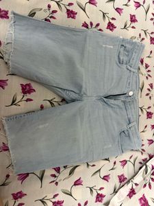 Light Wash Denim Shorts