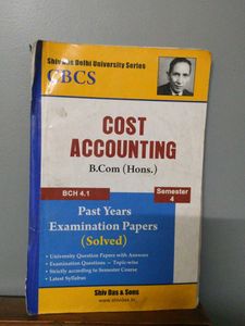 Cost Accounting (Bcom) Hons/Prog