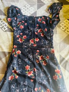 Floral Print Mini Dress