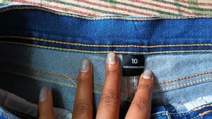 Denim Roll Cuff Shorts