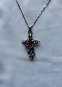 Gothic Cross Pendant Necklace