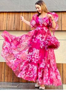 Floral Pink Gown