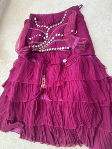 Pretty Flared Lehenga With blouse