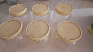 Set of 6 Storage Pet Jars