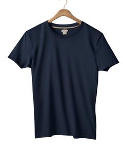 💥New Men&#39;s Premium Solid Cotton Navy Blue T-shirt