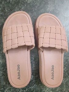 Woven Slide Sandals