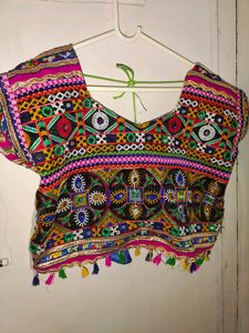 White Blouse Glass Work