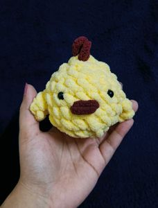 🐥 Crocheted Yellow Baby Chick Plushie