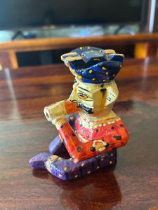 Wooden Rajasthani Musician Doll