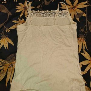 Light Yellow lace Y2k Top