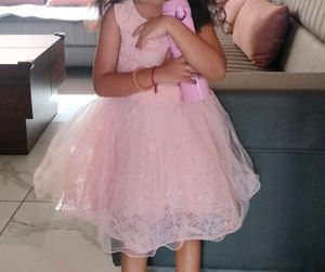 Cute peach Party Dress
