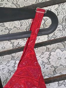 Red Paisley Button-Down Sundress
