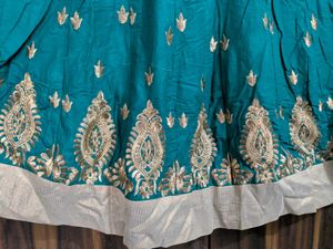 Green Embroidered Kurta Set