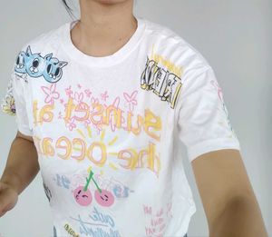 Sunset Ocean Graphic Tee