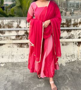 Elegant Pink Salwar Suit Set